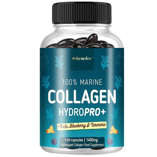 Marine Collagen - With Hyaluronic Acid, Biotin & Blueberry