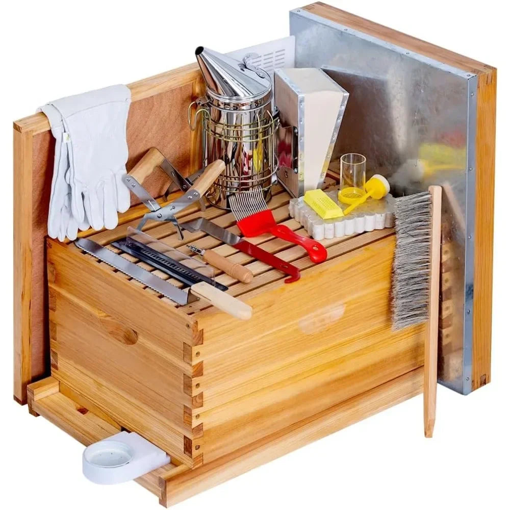 Complete Beehive Starter Kit, 13 Beekeeping Tools