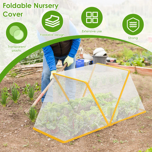 Foldable Plant Protection Cover, Protects Against Animals & Weather