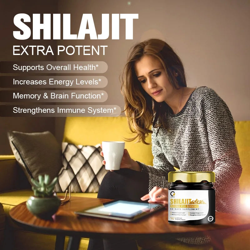 Shilajit Resin Mineral Supplements, 85+ Trace Minerals