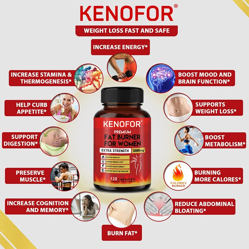 Fat Burner for Women, Supports Weight Management