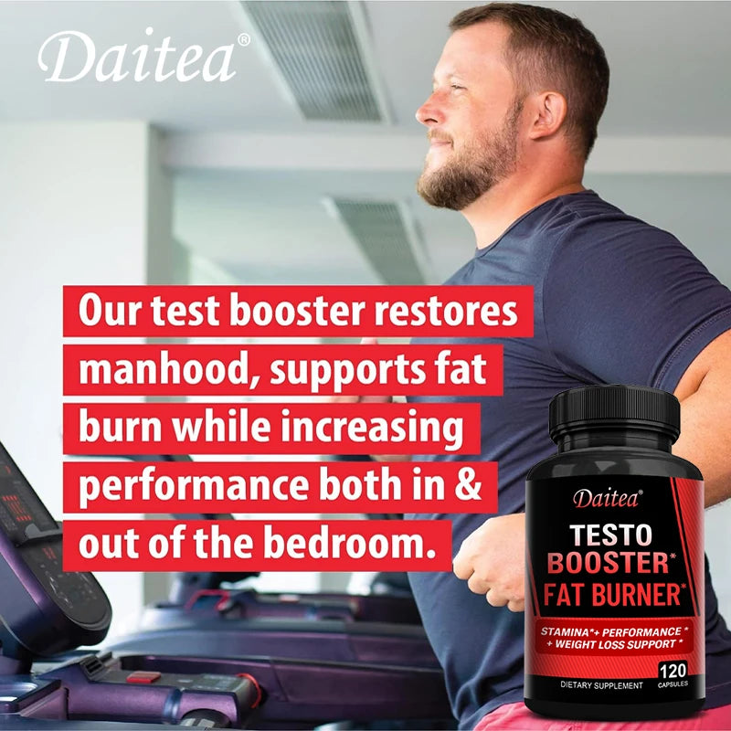 Natural Endurance and Strength Supplement for Men, Energy and Vitality, Fast Recovery, Non-GMO, Gluten-Free