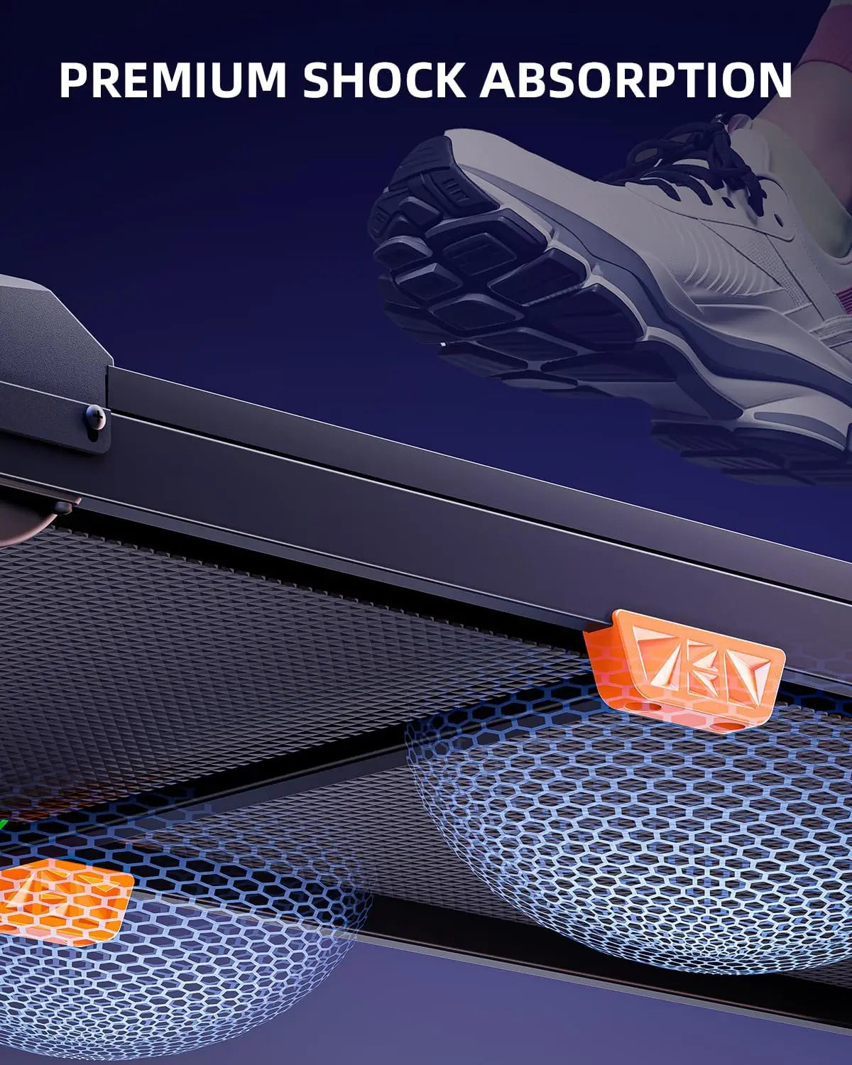 330 Lb. Cap. Under Desk Portable Treadmill, 2.5 HP