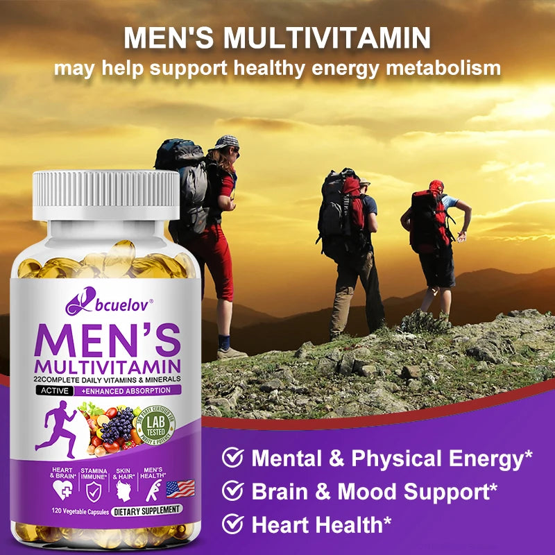 Men's Daily Multivitamin - Dietary Supplement Overall Health