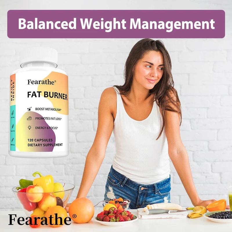 Fat Burning Capsules, Control Appetite, Promote Metabolism