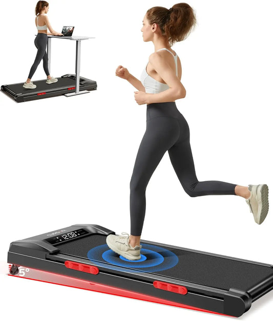 Walking Pad Treadmill with Incline, Under Desk