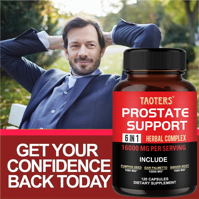 Saw Palmetto, Ginger Root - Prostate Health