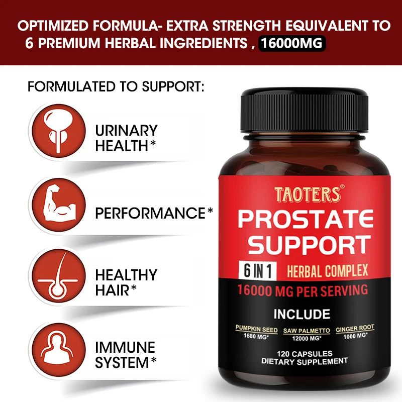 Saw Palmetto, Ginger Root - Prostate Health