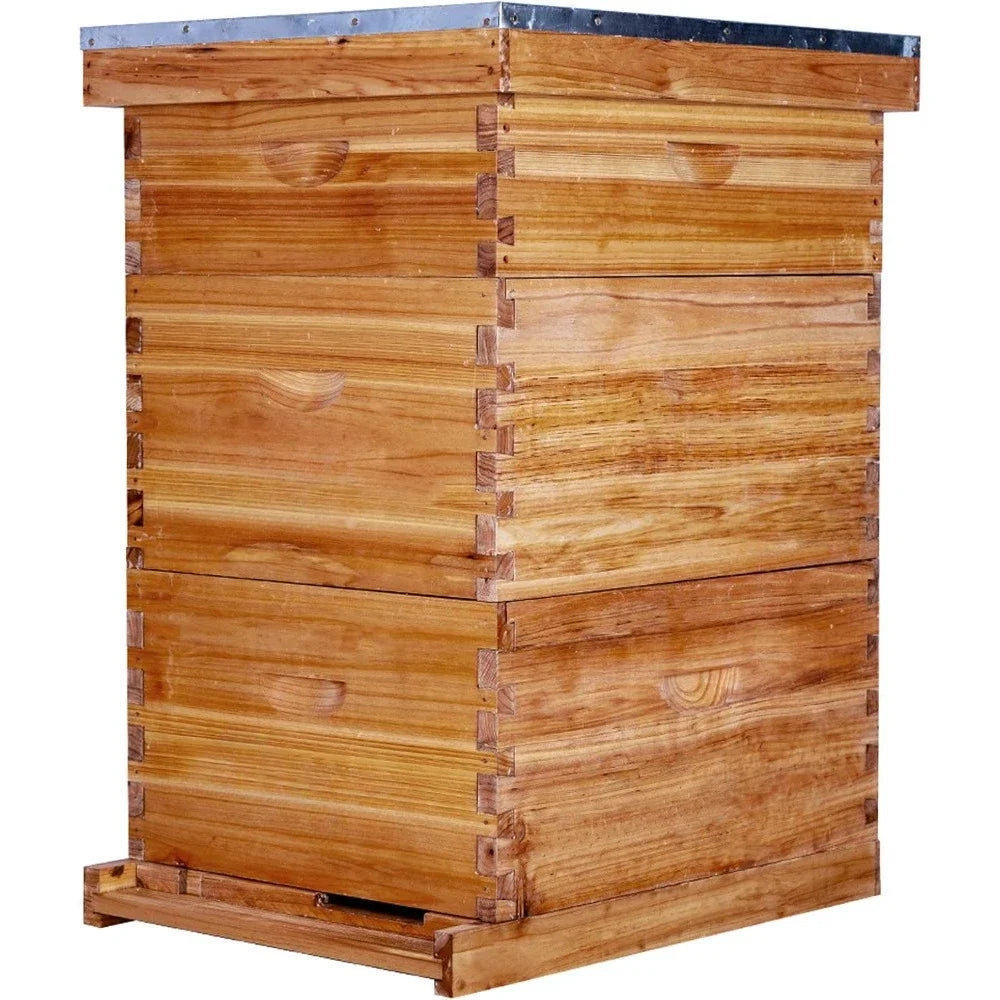 10 Frame Bee Hive, Coated with 100% Beeswax