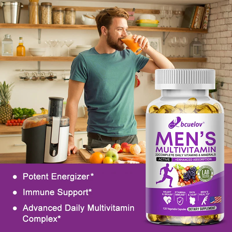 Men's Daily Multivitamin - Dietary Supplement Overall Health