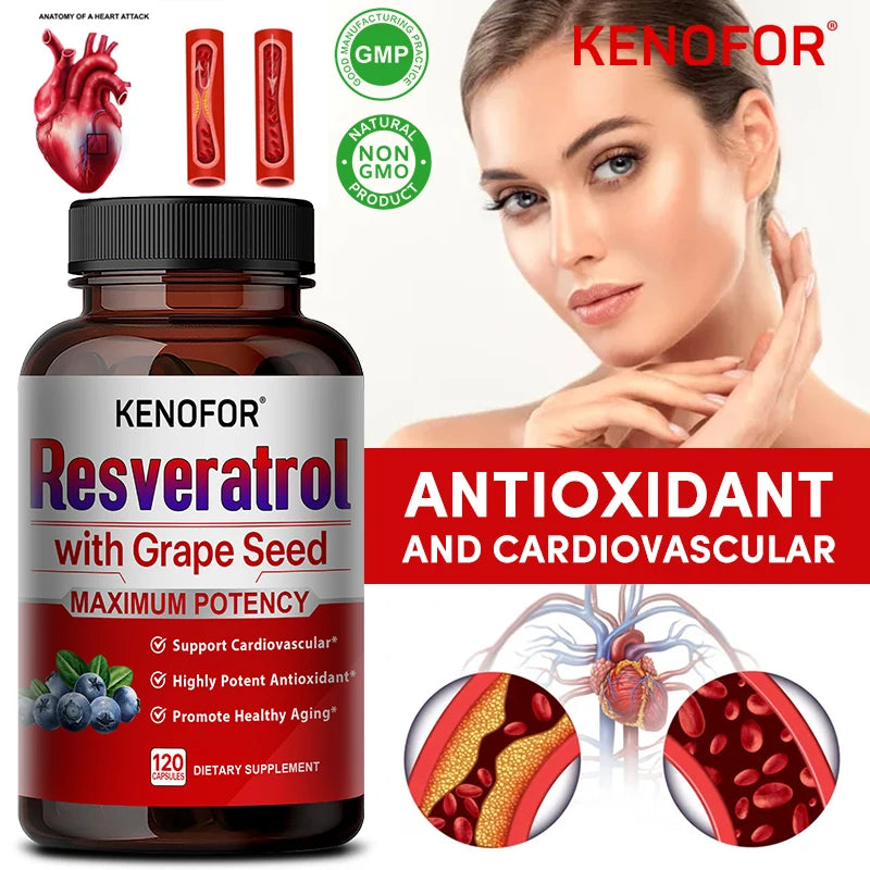 Resveratrol, Grape Seed Extract, Anti-Aging, Overall Health