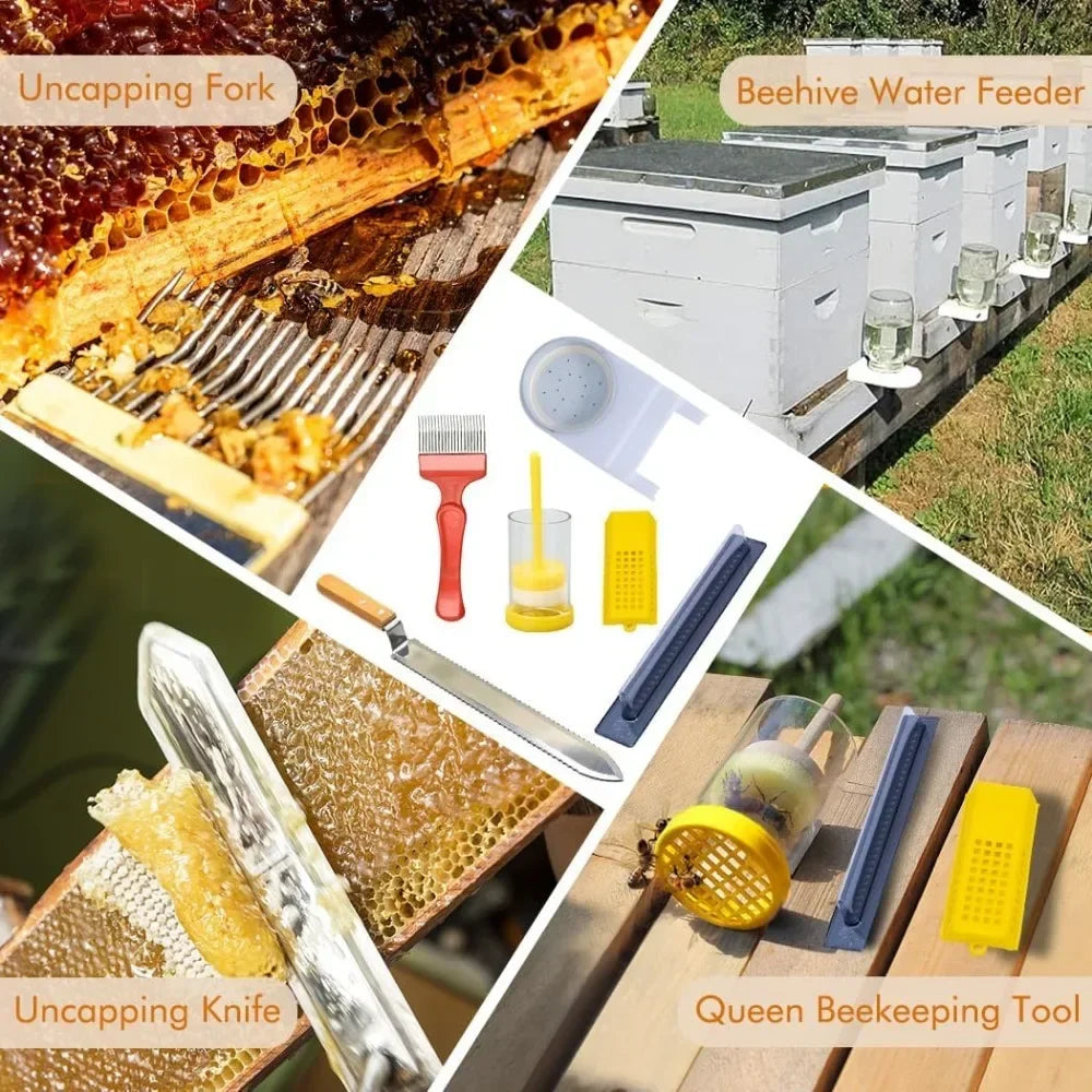 Complete Beehive Starter Kit, 13 Beekeeping Tools