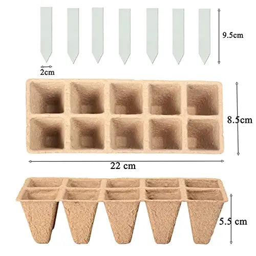 Seed Starter Tray Biodegradable Pots